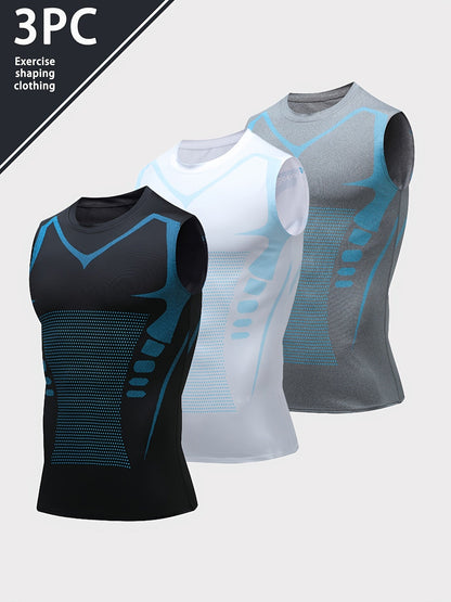 Men's Black Sleeveless Shirt - product view 11