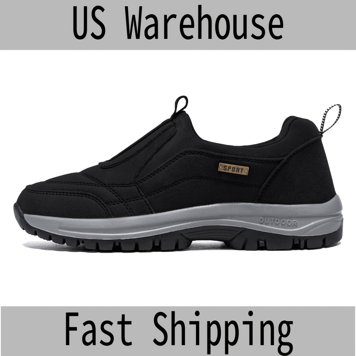Men's Black Shoes - product view 2