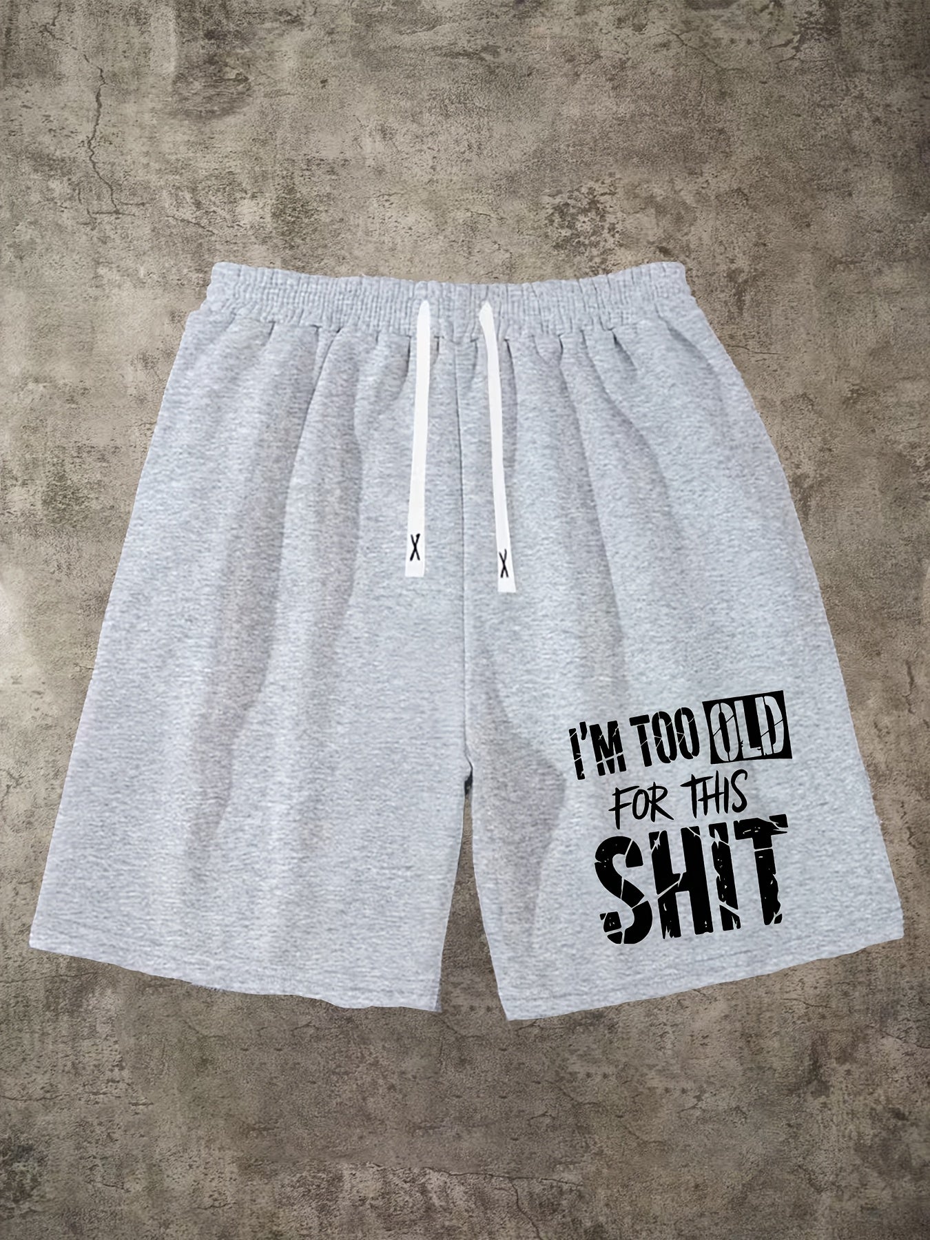 Men's Light Grey Shorts - product view 9
