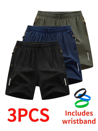Men's Athletic Shorts - Drawstring Waist With Pockets