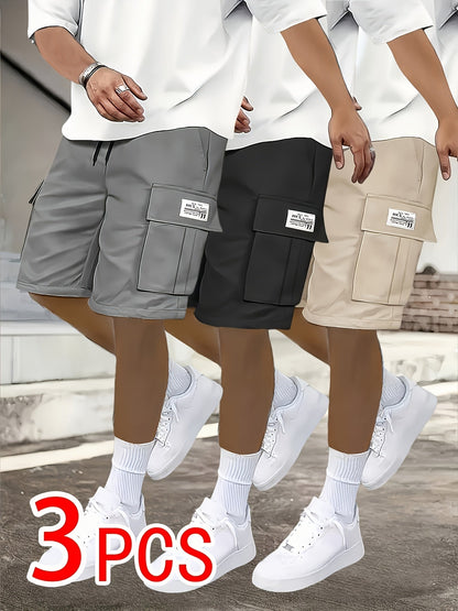 Men's Athletic Shorts - Drawstring Waist With Pockets