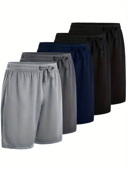 Men's Light Grey/dark Grey/navy Blue/2 Black Shorts - product view 12