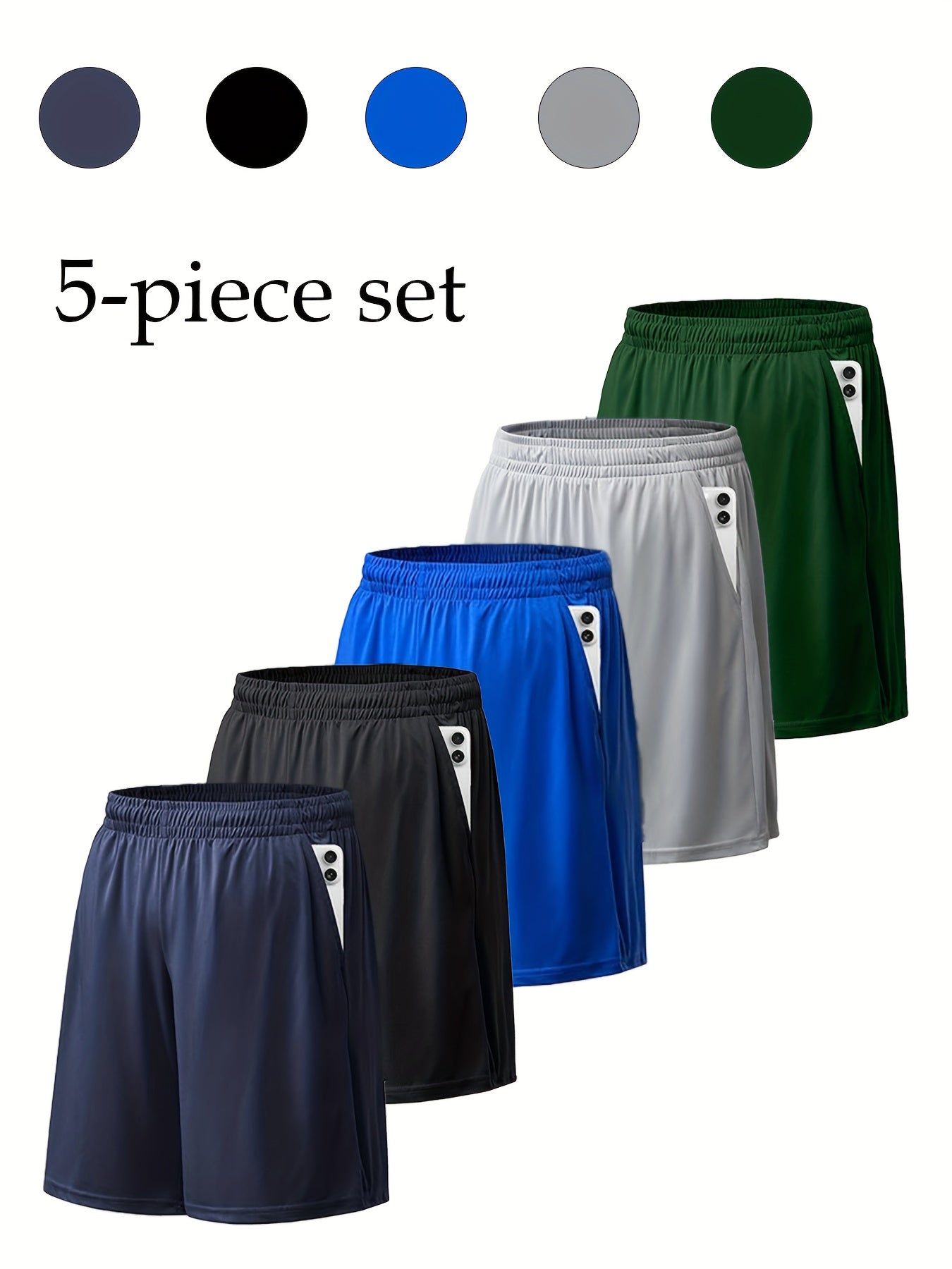 Men's Athletic Shorts - Quick Dry Active Style detail image - detail view 10