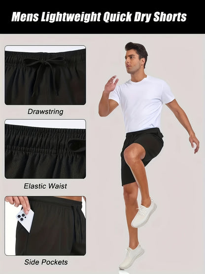 Men's Athletic Shorts - Quick Dry Active Style detail image - detail view 11