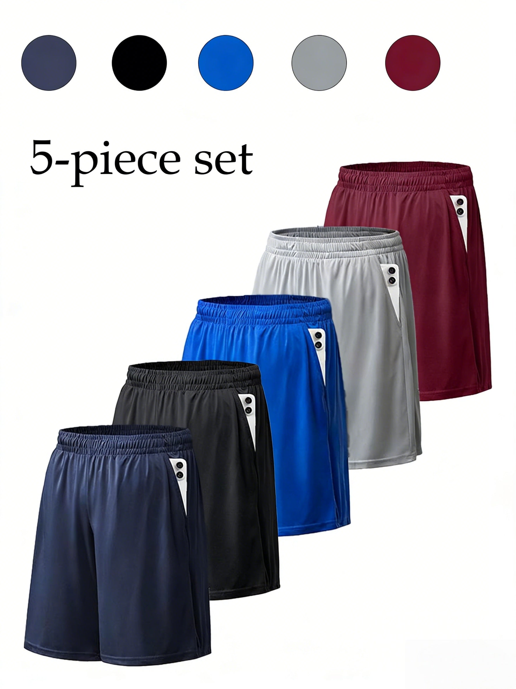 Men's Athletic Shorts - Quick Dry Active Style detail image - detail view 15