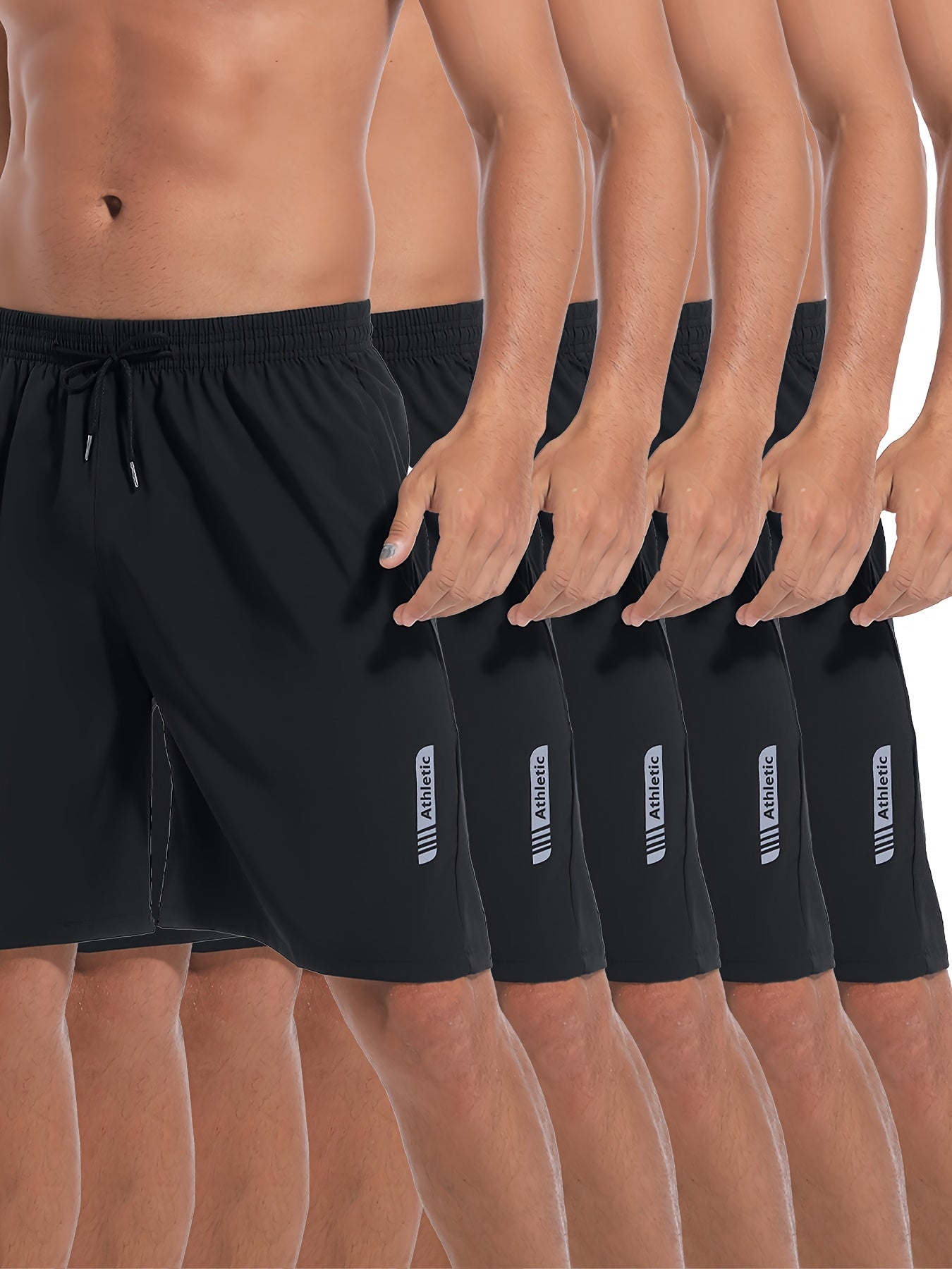 Men's Athletic Shorts - Quick Dry With Pockets Modern Style 091493 product image