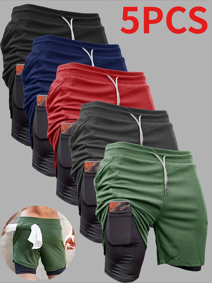 Men's Red Mesh Leggings - product view 34