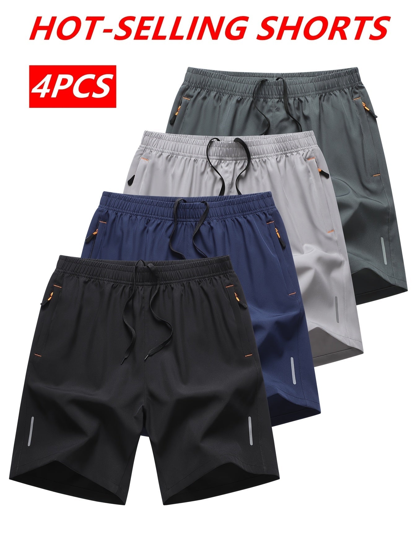 Men's Mixed colors Polyester Shorts - product view 16
