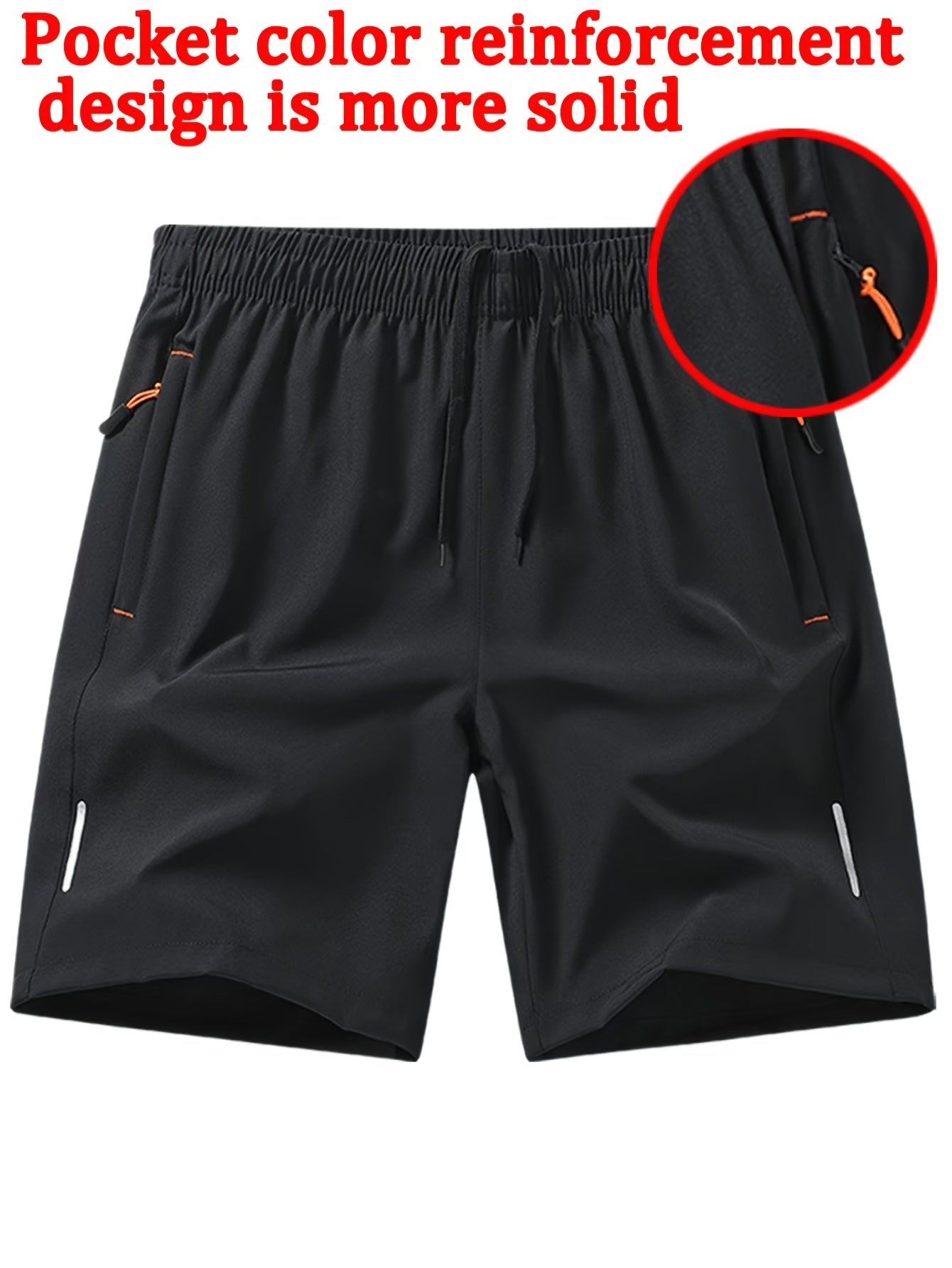 Men's Athletic Shorts - Stretch With Pockets Active Style 558437