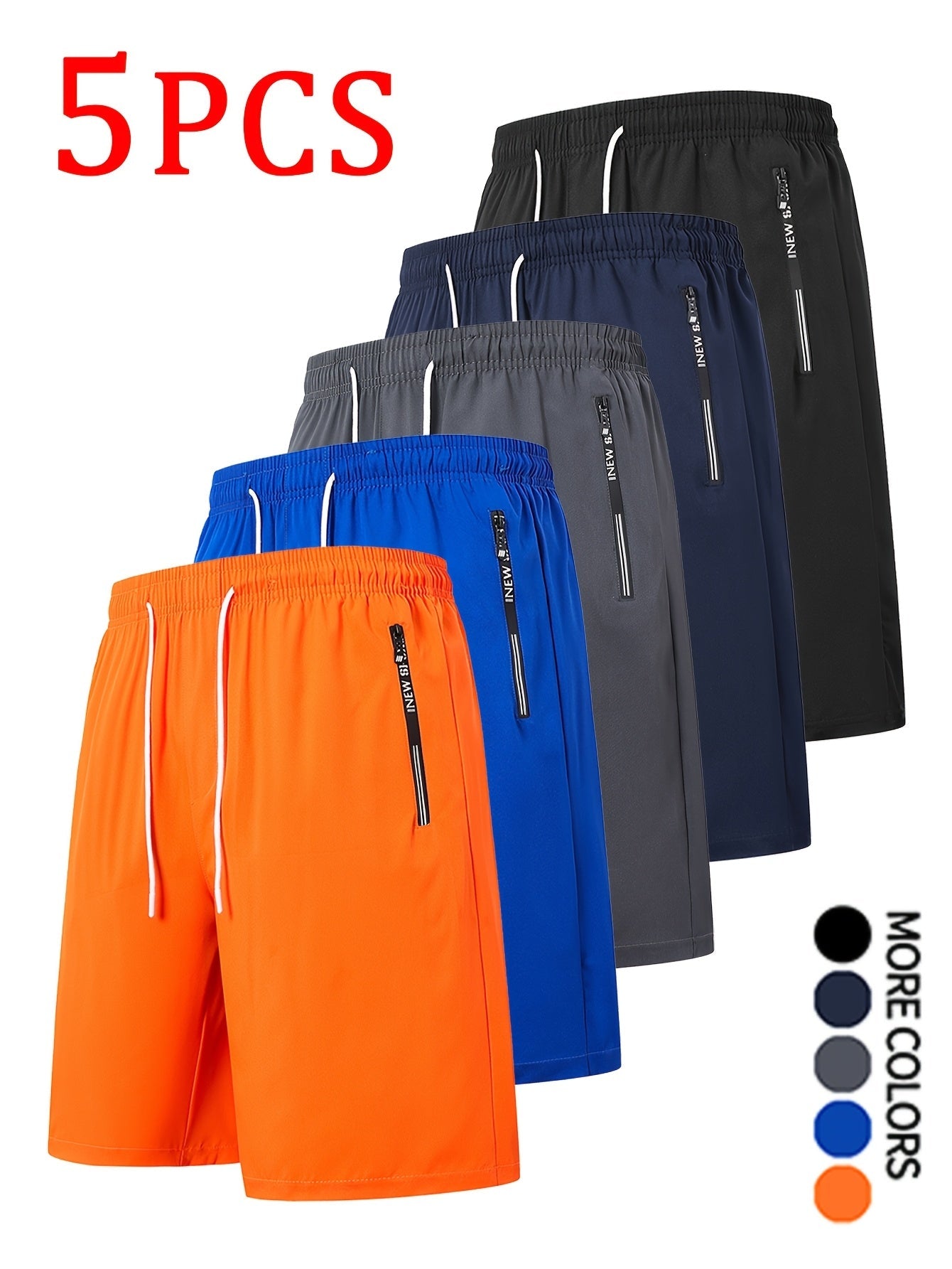 Men's Mixed colors Polyester Shorts - product view 10
