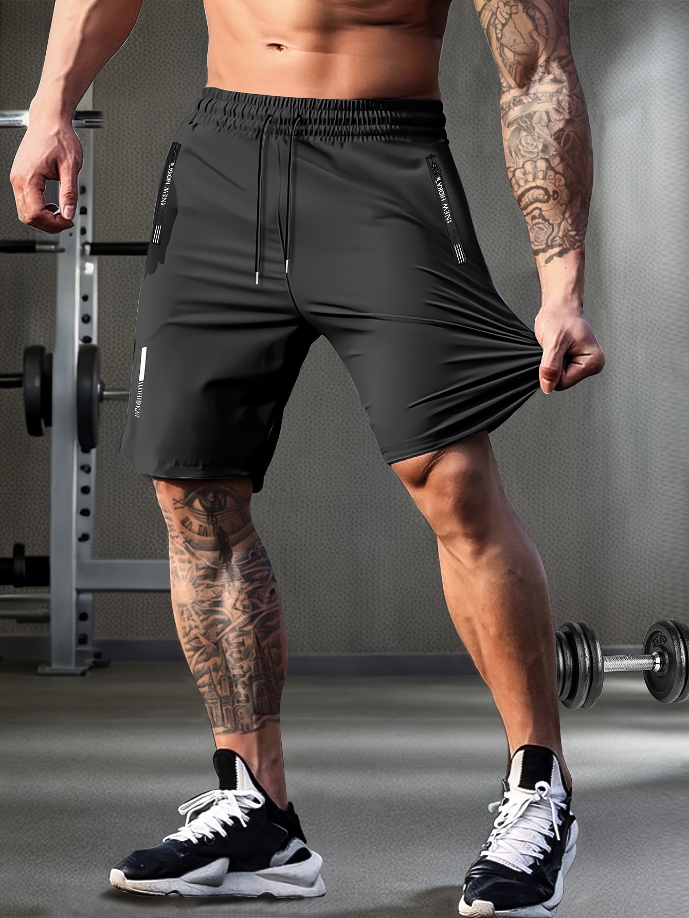Men's Athletic Shorts - Stretch With Pockets Active Style 160933