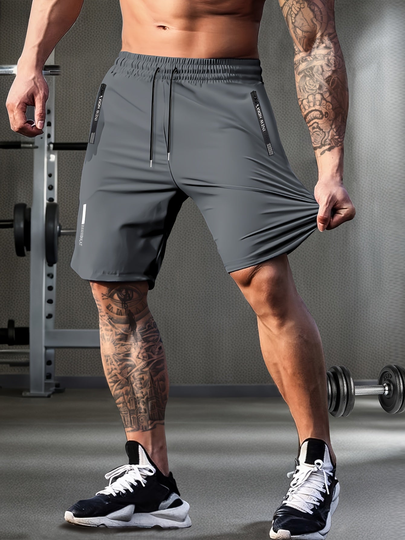 Men's Athletic Shorts - Stretch With Pockets Active Style 160933