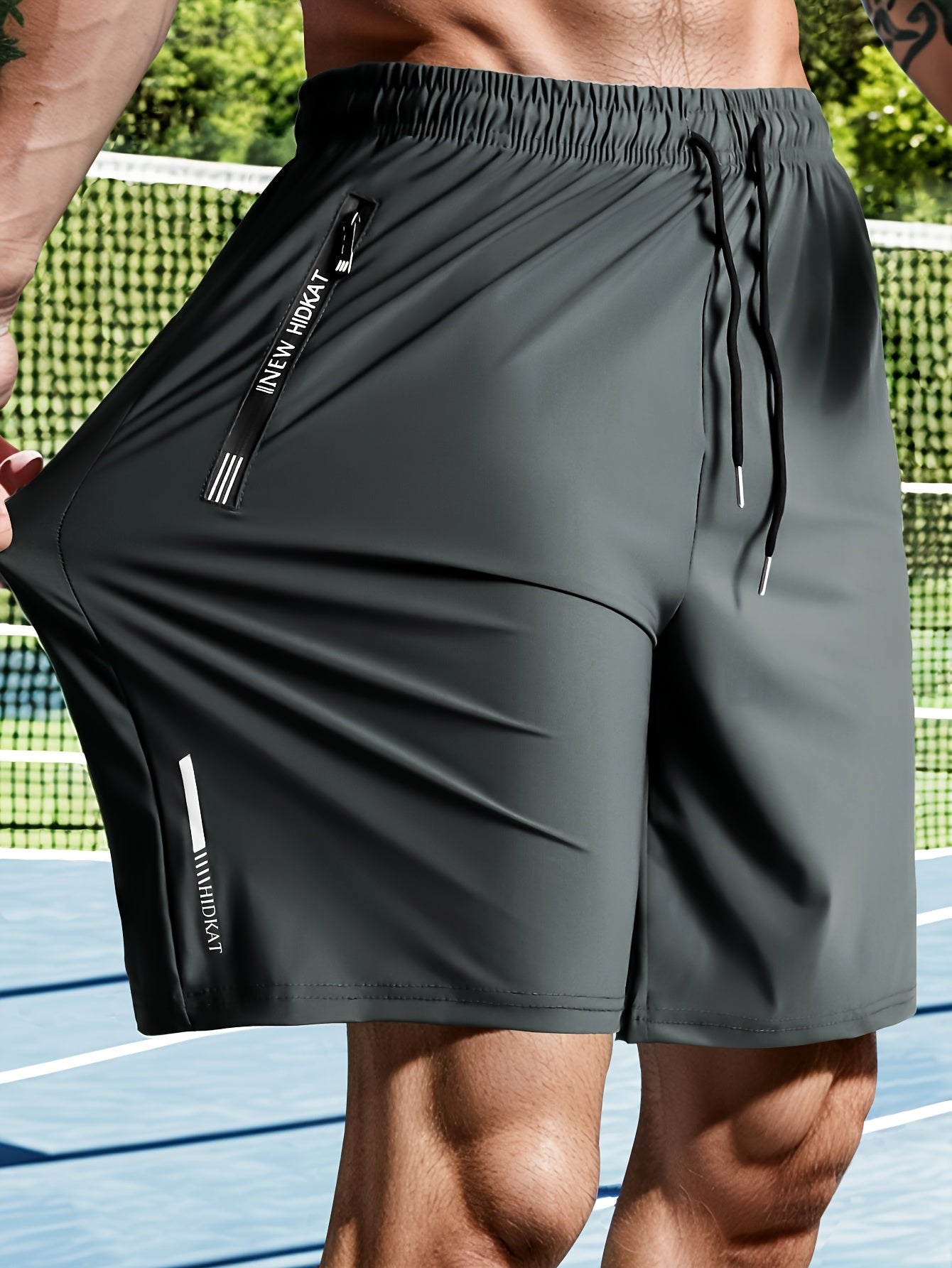 Men's Grey Polyester Printed Shorts - product view 15
