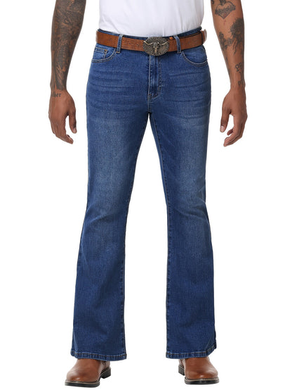 Men's Bootcut Jeans - Classic Wash Clean Finish