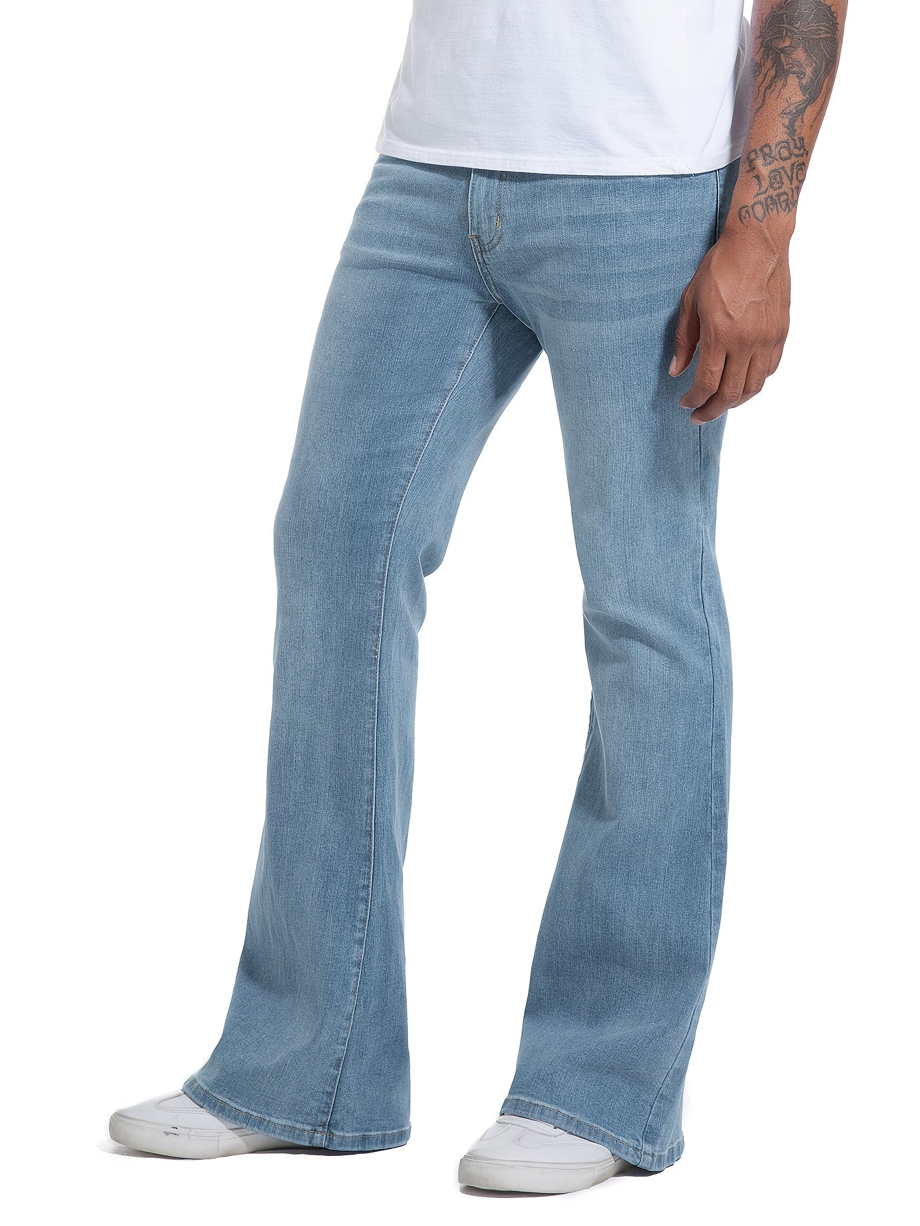 Men's Deep Sky Blue Jeans - product view 28