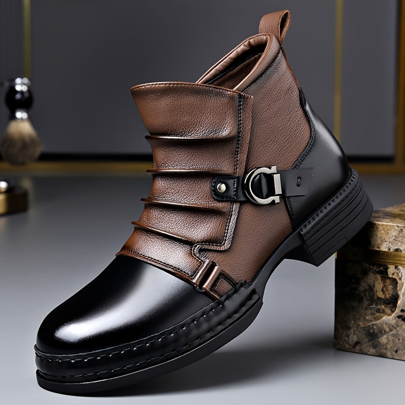 Men's Brown Oversized Shoes - product view 2