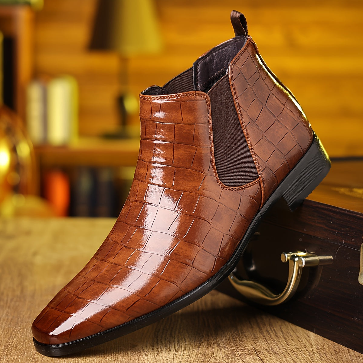 Men's Black Shoes - product view 3