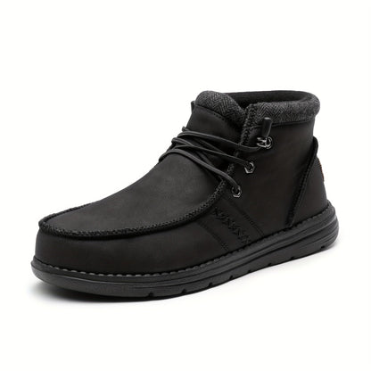 Men's Black Leather Shoes - product view 2