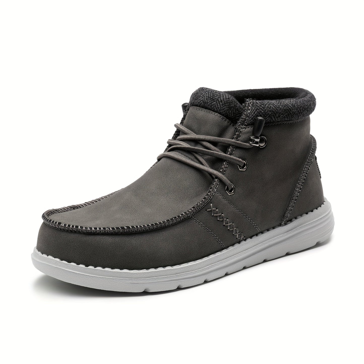 Men's Black Leather Shoes - product view 4