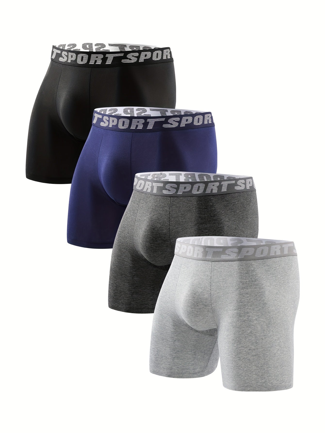 Men's 4 Pack-Sports Pants Polyester Leggings - product view 5