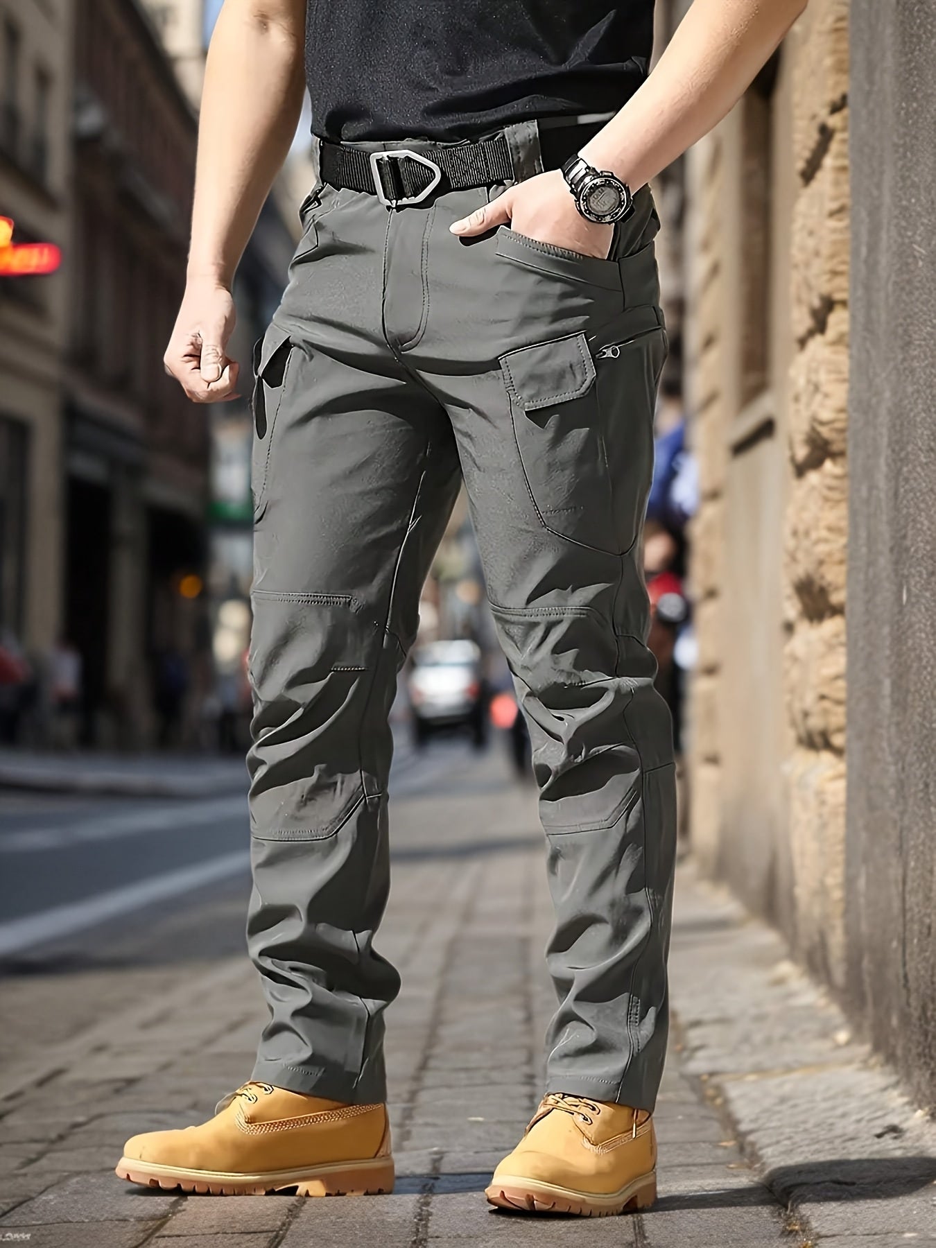 Men's Cargo Pants - Multi Pocket Everyday Style