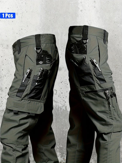 Men's Black Utility Cargo Cargo Pants - product view 20