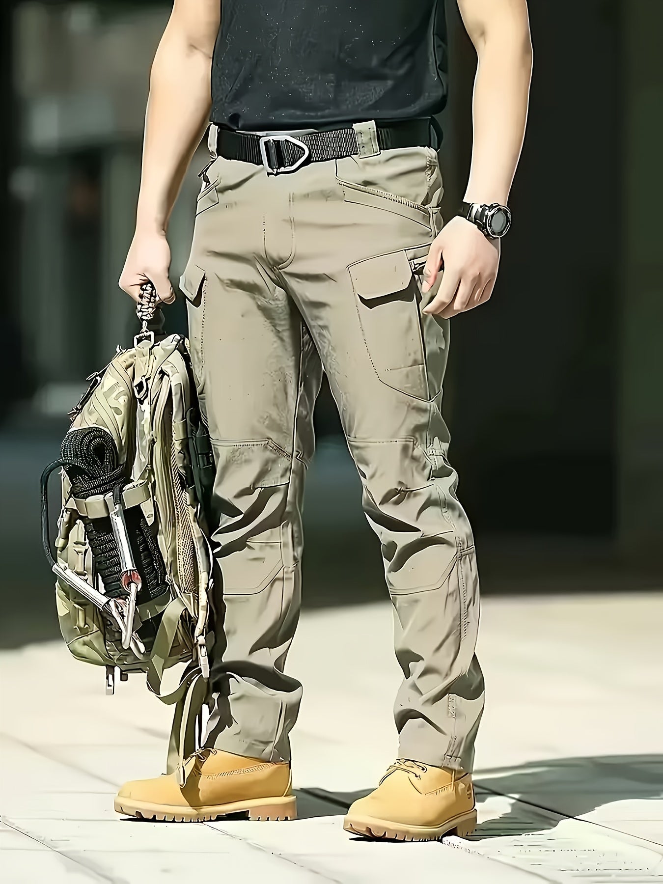 Men's Cargo Pants - Stretch With Pockets Travel Style