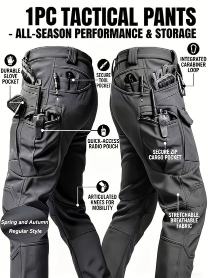 Men's Color A Polyester Cargo Cargo Pants - product view 13