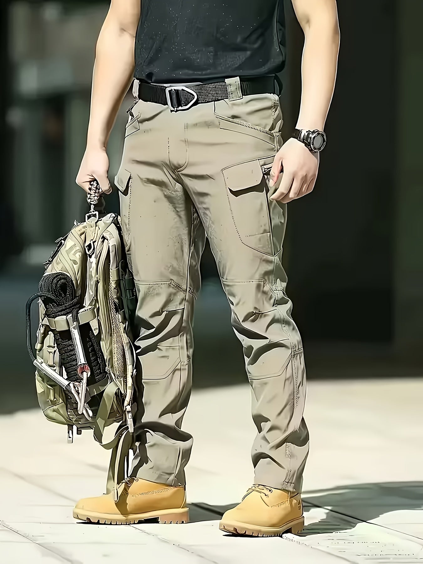 Men's Cargo Pants - Stretch With Pockets Weekend Style 589221