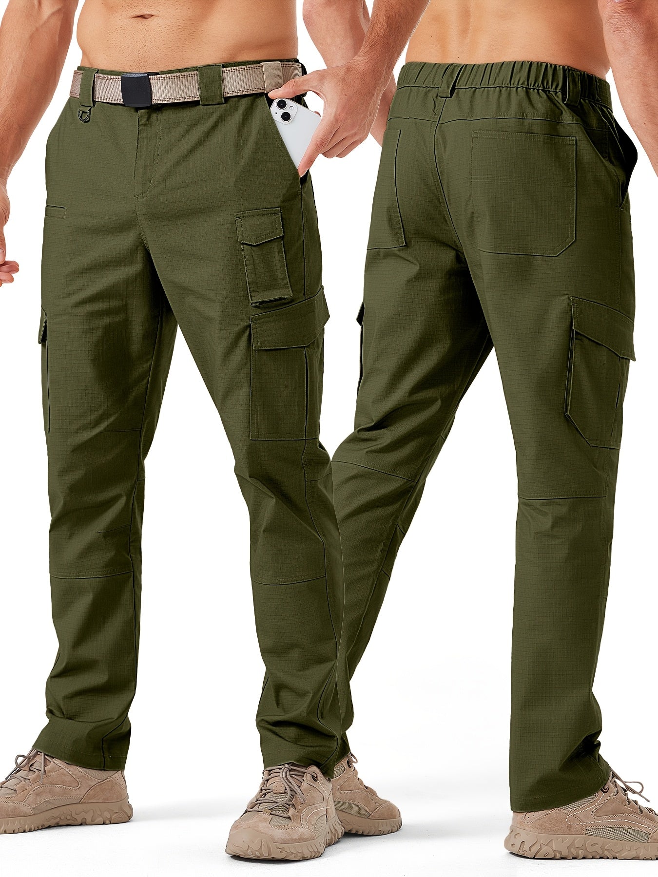 Men's Cargo Pants - Stretch With Pockets Workwear Style 286245