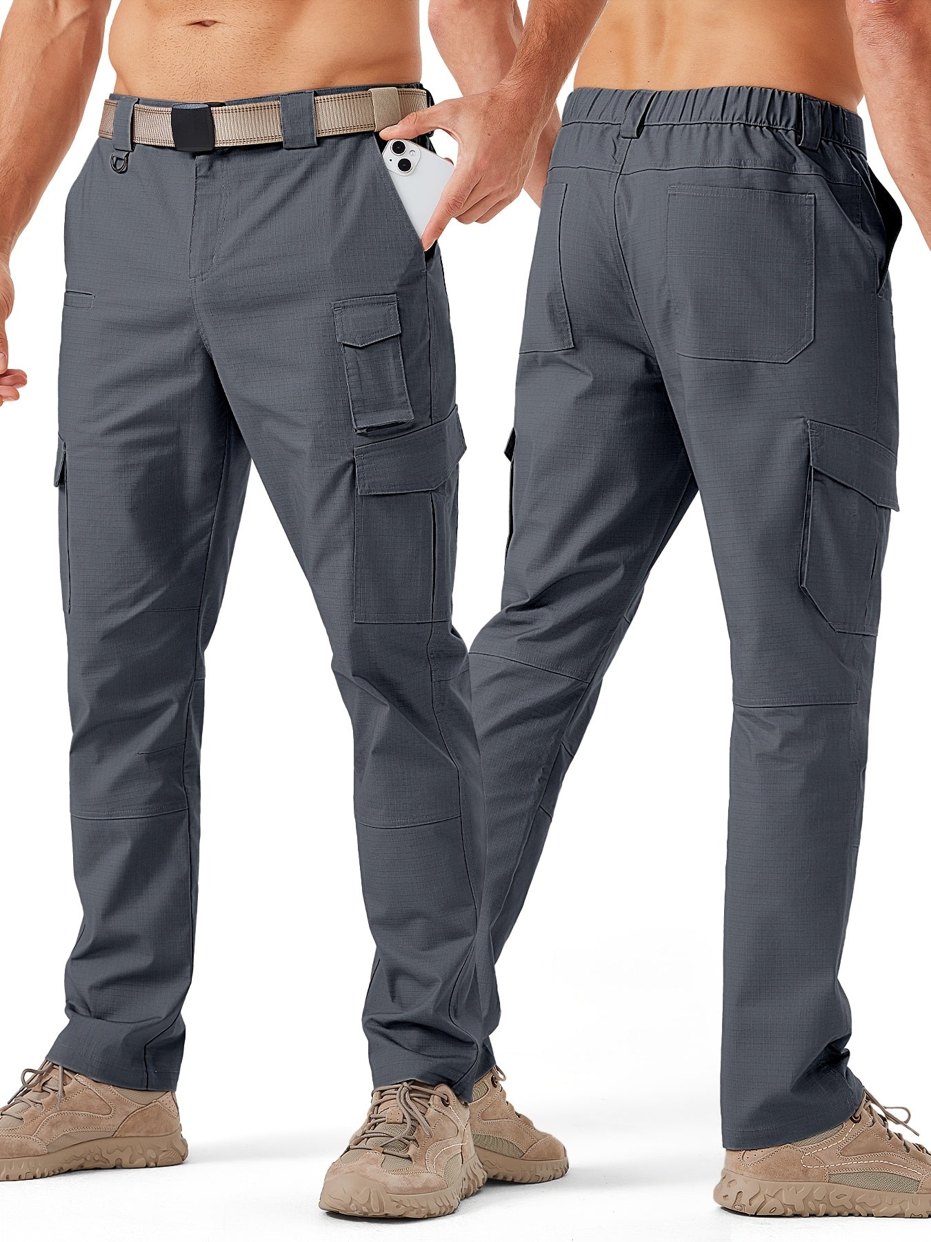 Men's Cargo Pants - Stretch With Pockets Workwear Style 286245