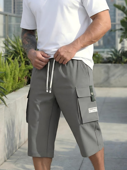 Men's Cargo Shorts - Drawstring Waist With Pockets Active Style