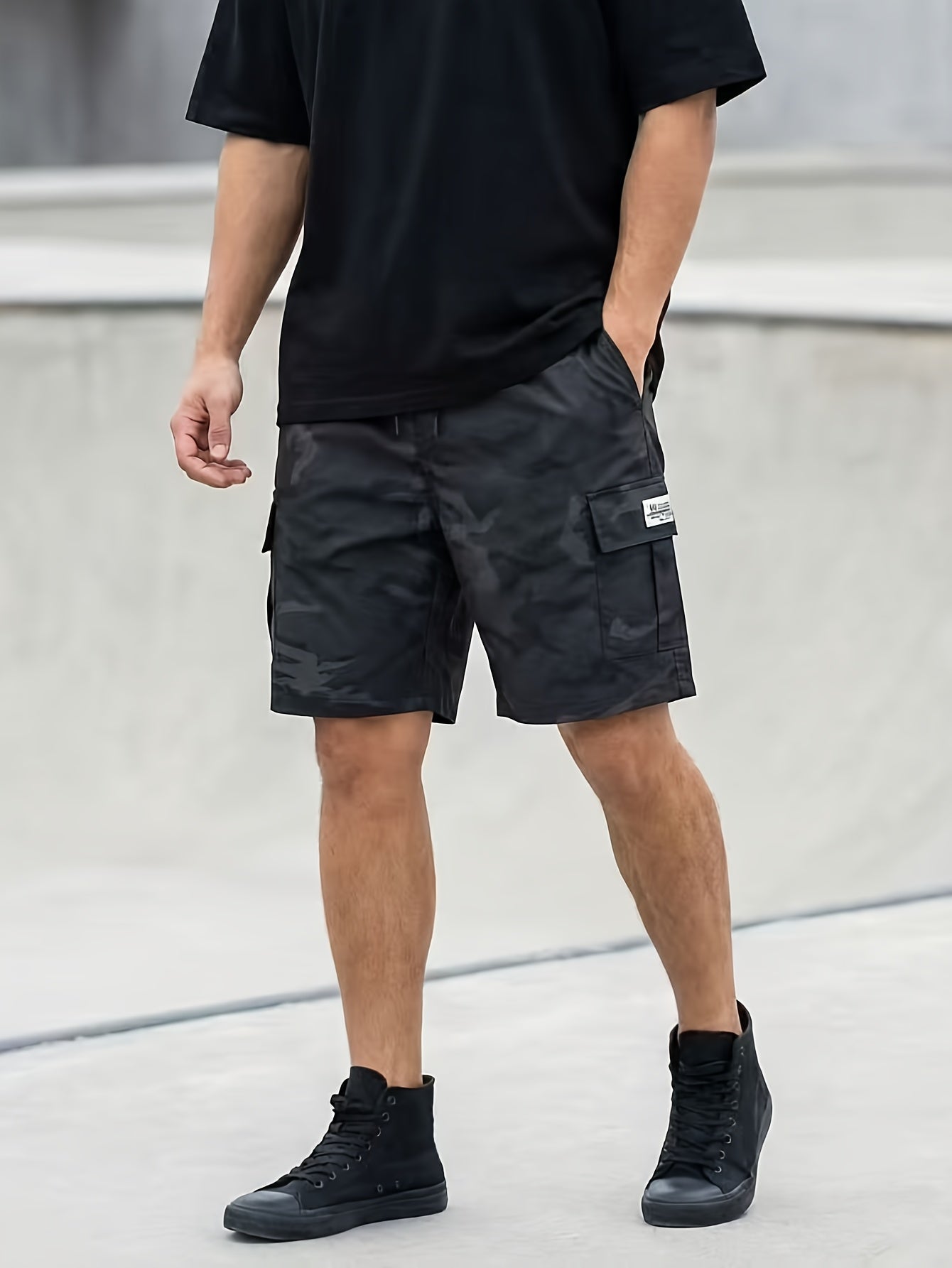 Men's Cargo Shorts - Drawstring Waist With Pockets Weekend Style