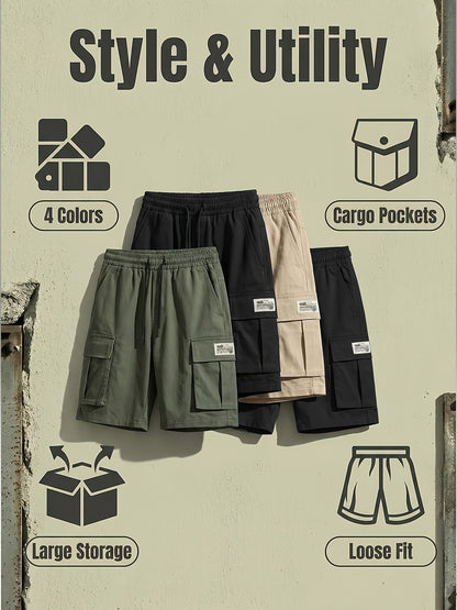 Men's Cargo Shorts - Multi Pocket Active Style 150565