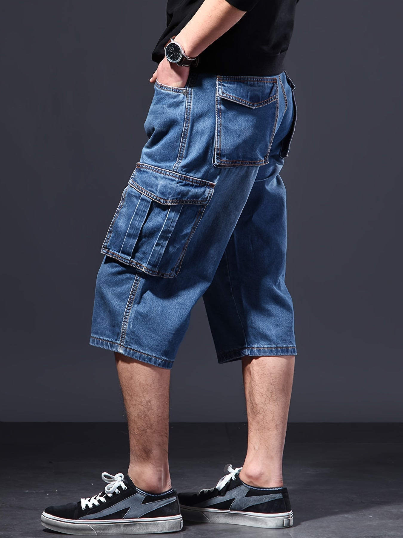 Men's Cargo Shorts - Multi Pocket Travel Style