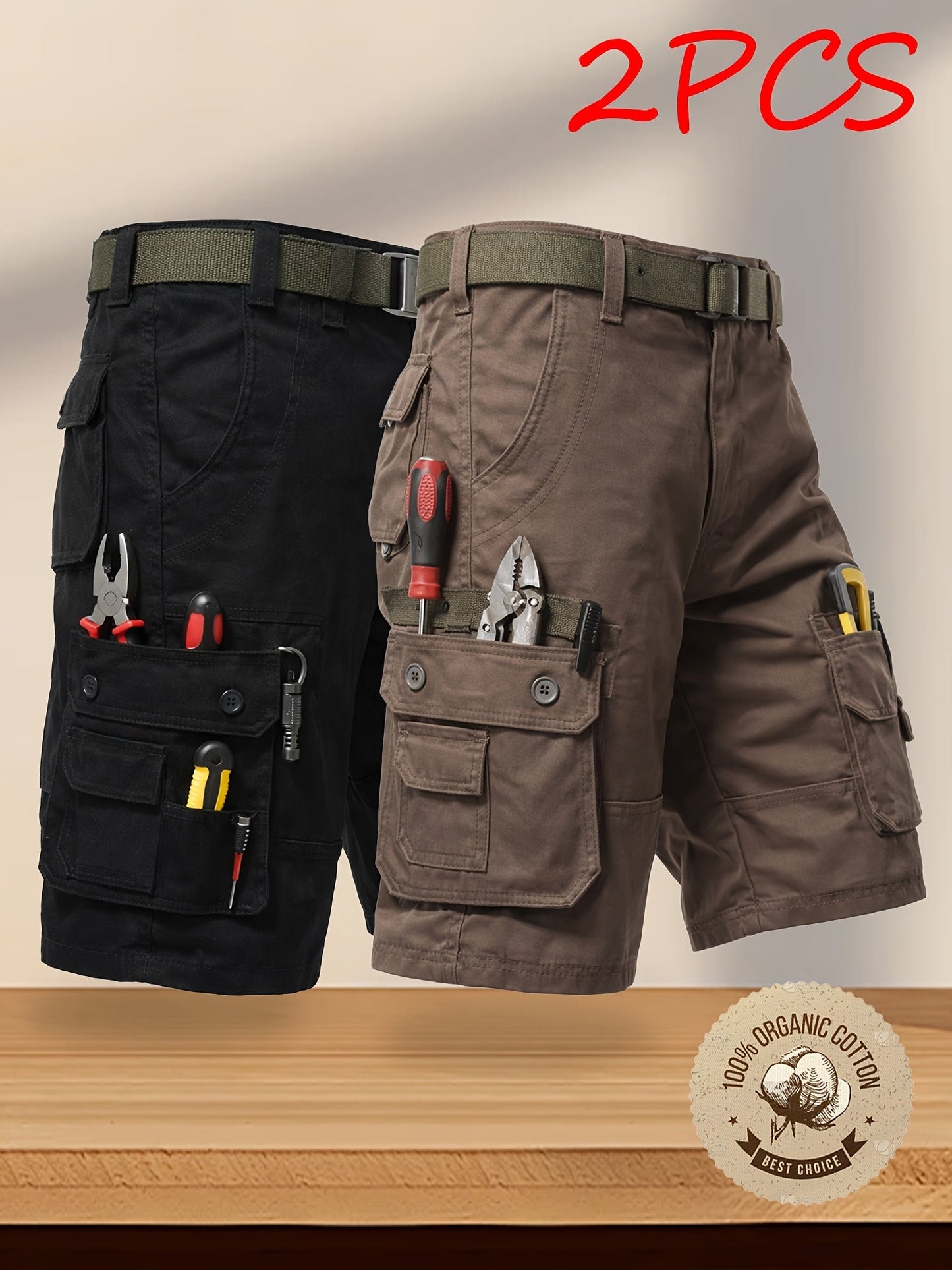 Men's Black+Coffee Shorts - product view 29