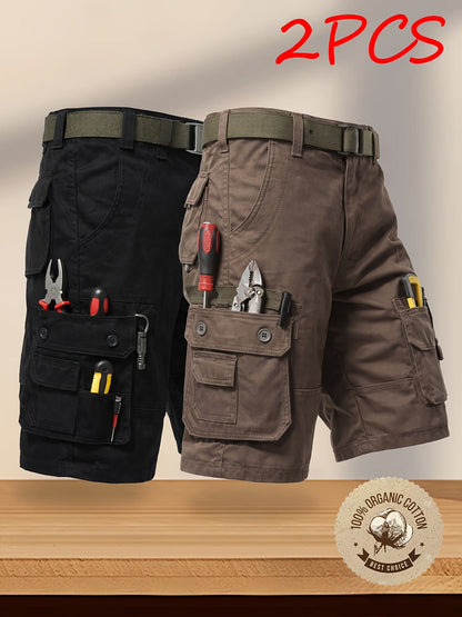 Men's Black+Coffee Shorts - product view 29