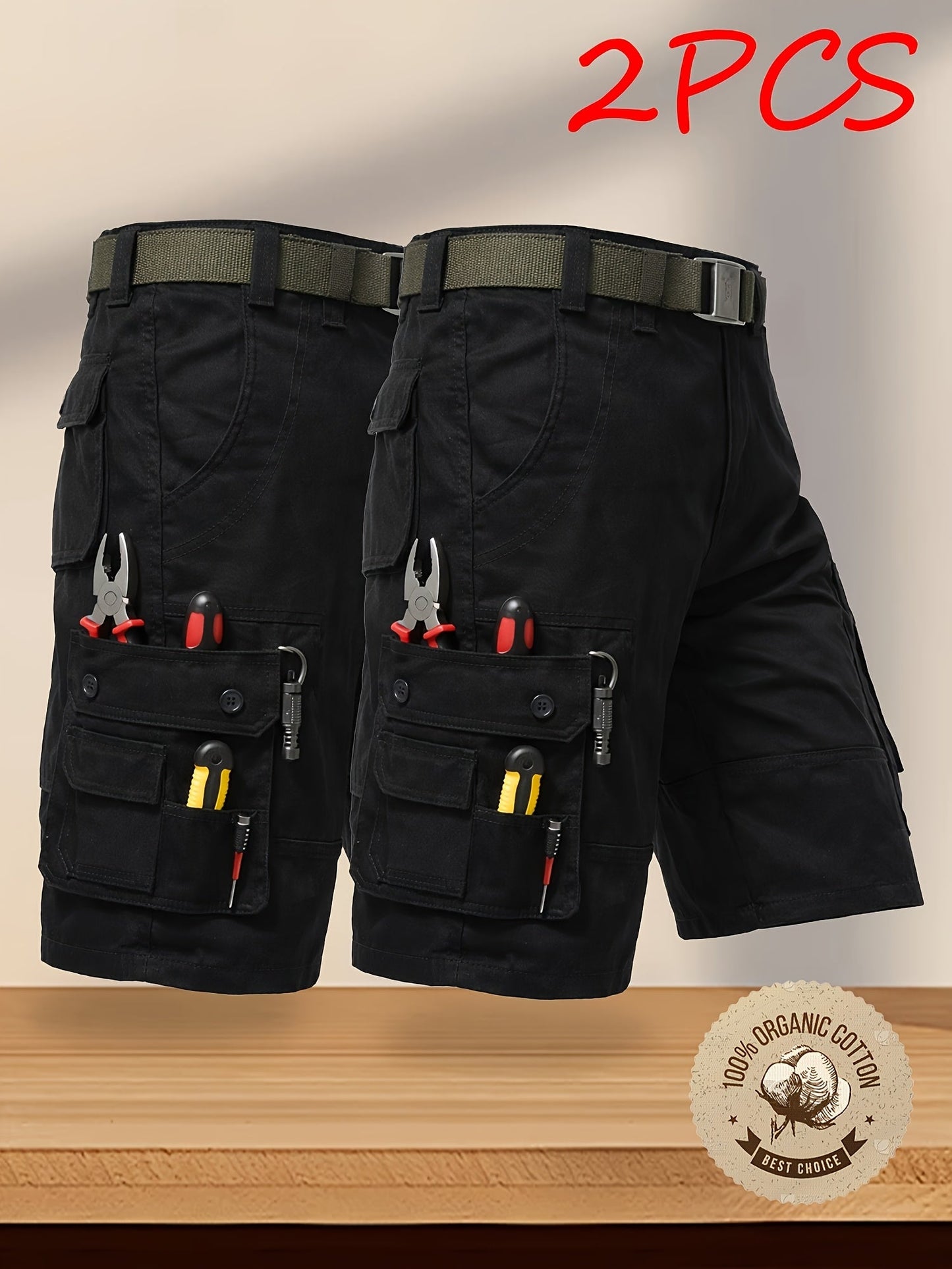 Men's Black+Coffee Shorts - product view 48