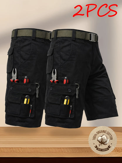 Men's Black+Coffee Shorts - product view 48
