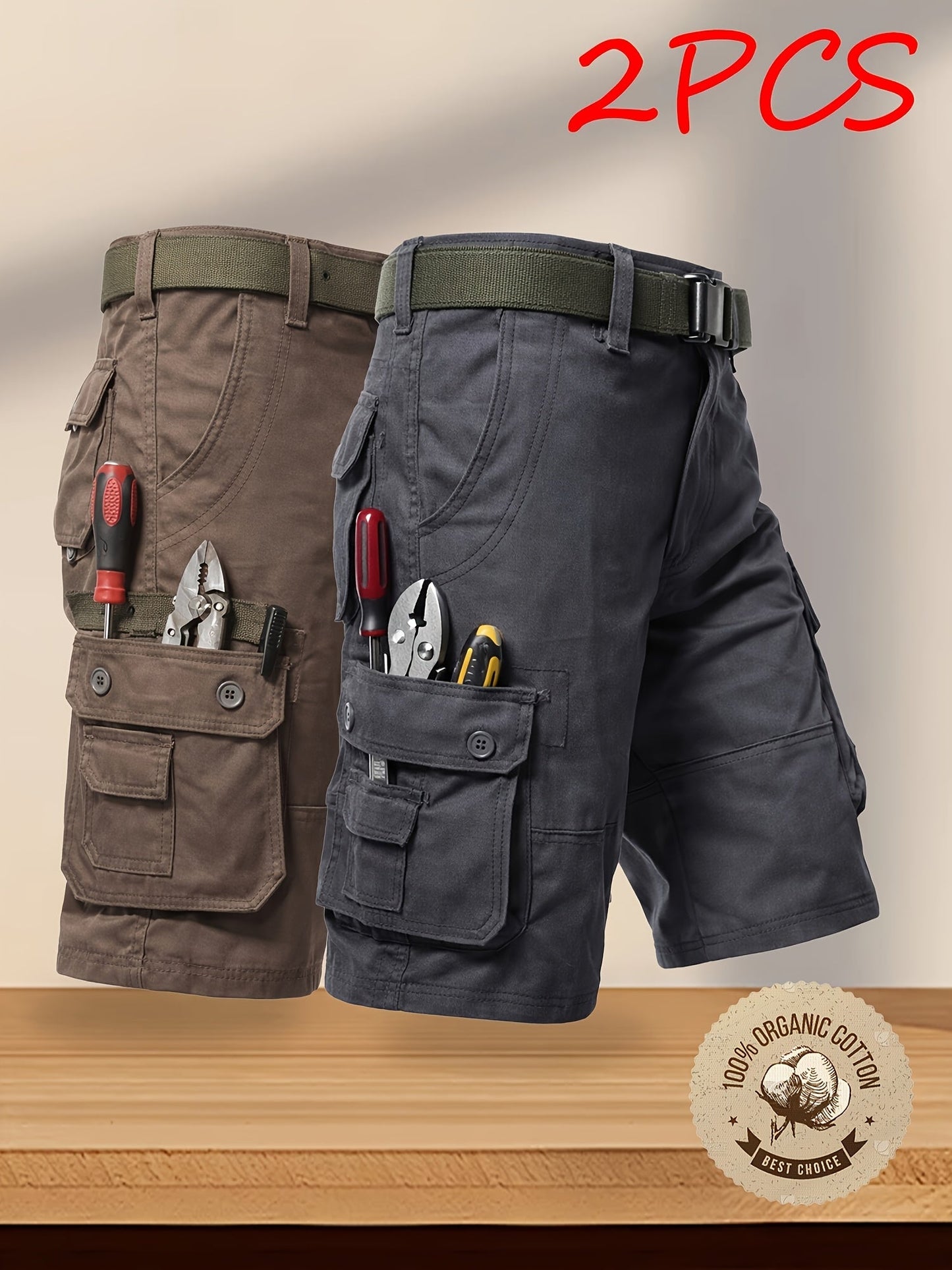 Men's Black+Coffee Shorts - product view 50