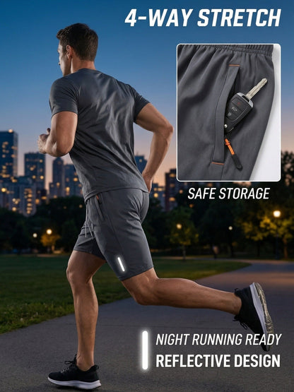 Men's Cargo Shorts - Quick Dry Active Style