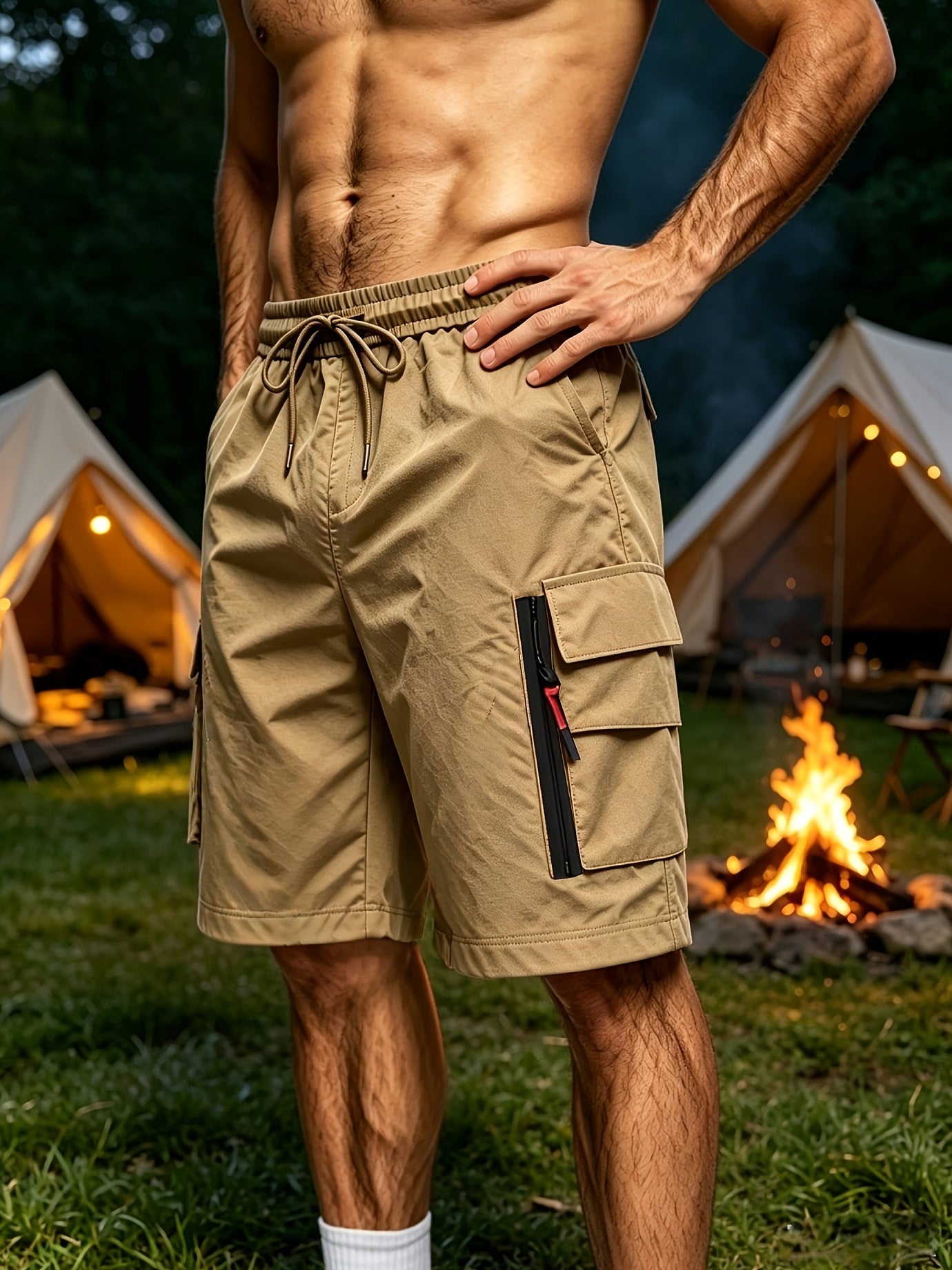 Men's Cargo Shorts - Quick Dry With Pockets Active Style 880677