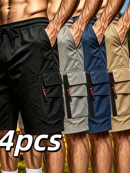 Men's Cargo Shorts - Quick Dry With Pockets Active Style 880677