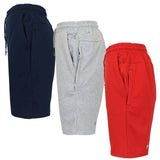 Heather Grey - Navy - Red