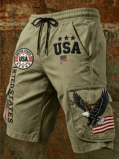 Men's Army Green Polyester Printed Pants - product view 11