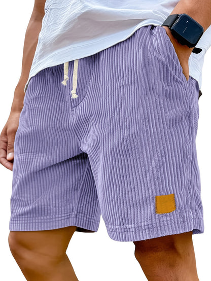 Men's Navy Color Lace Shorts - product view 10