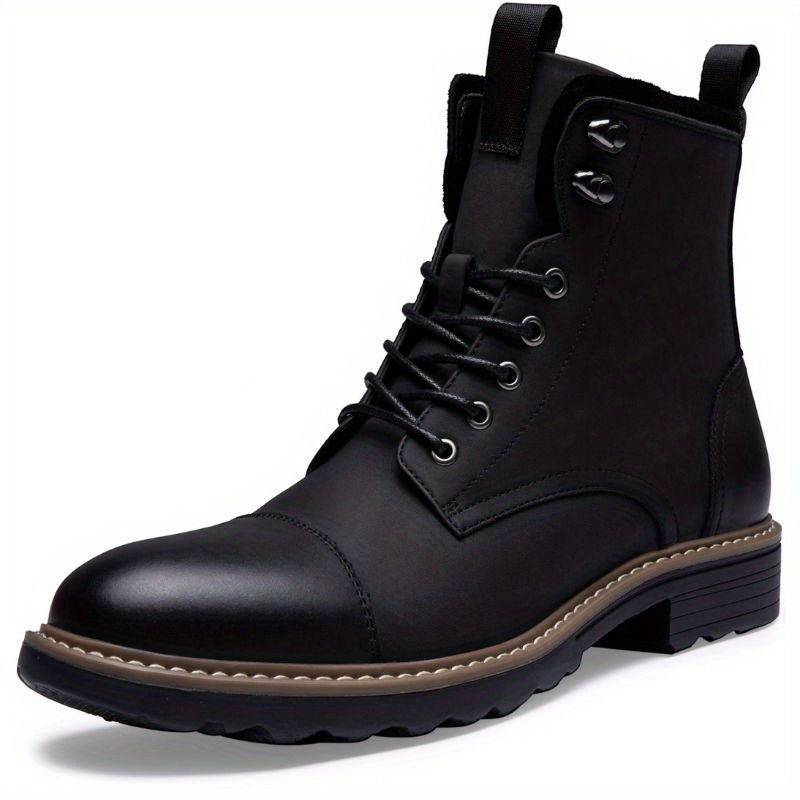 Men's BMY8033A-black Lace Shoes - product view 3