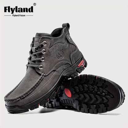 Men's White Leather Shoes - product view 5