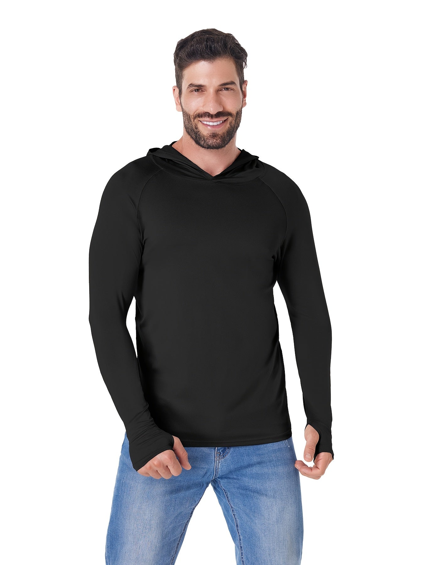 Men's Classic Hoodie - Long Sleeve Style 5237 detail image - detail view 9