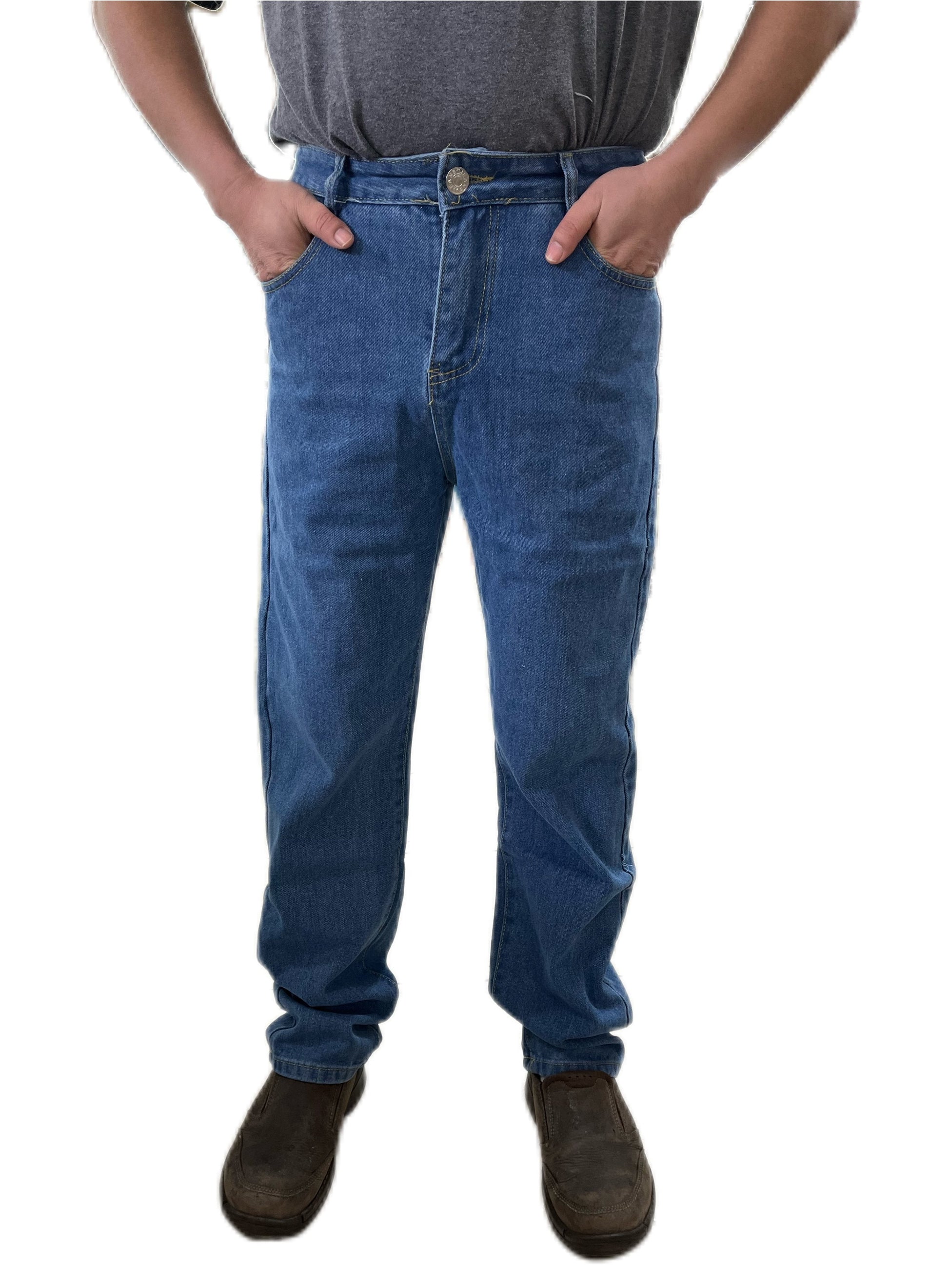 Konga Men Straight leg regular fit workwear jean - product view 1